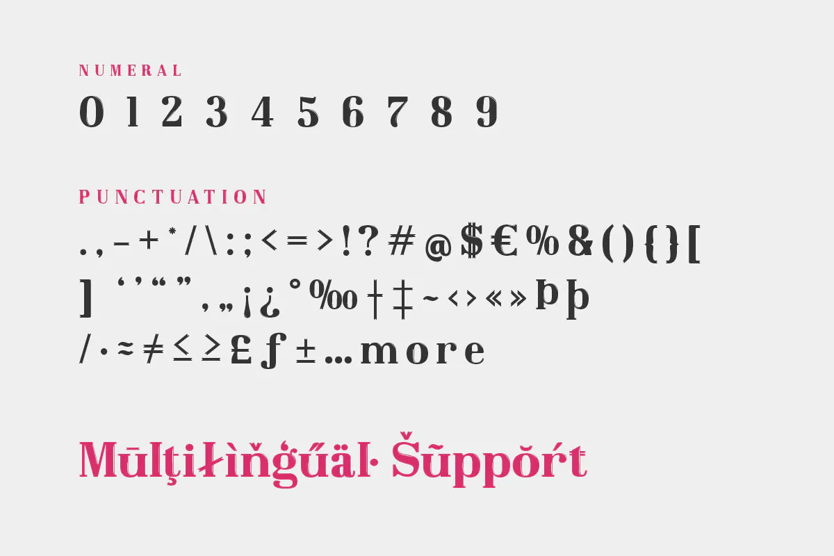 优雅奢华商品海报设计英文衬线字体 - Broseki Serif Display Font