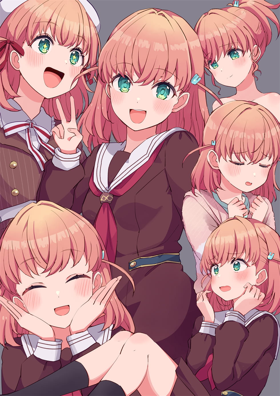 一群可爱的妹子袭来！南小鸟 宫下爱 日本插画师くりーむ的作品【P站画师】