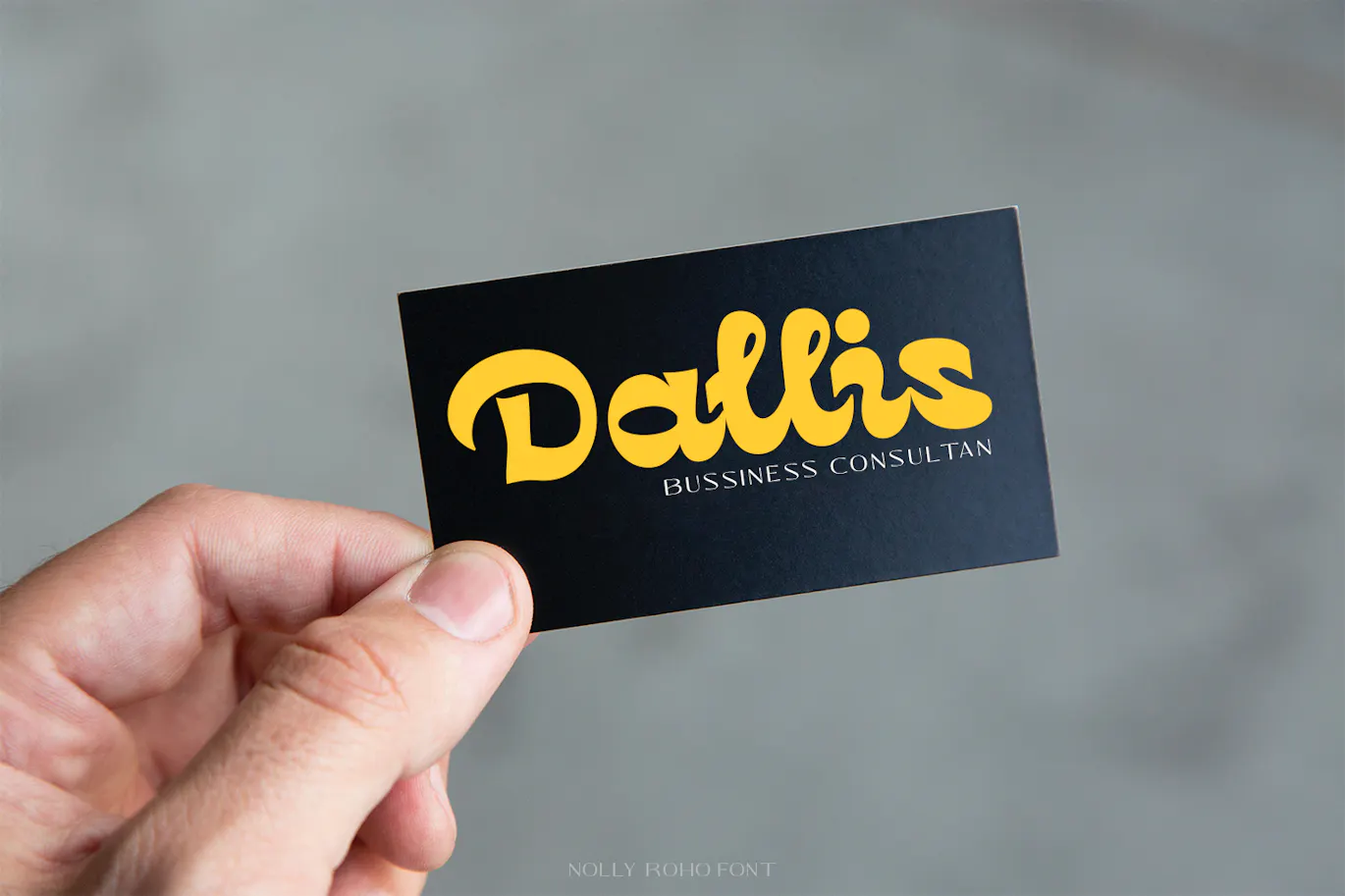 80年代时髦的复古英文字体 Nolly Roho