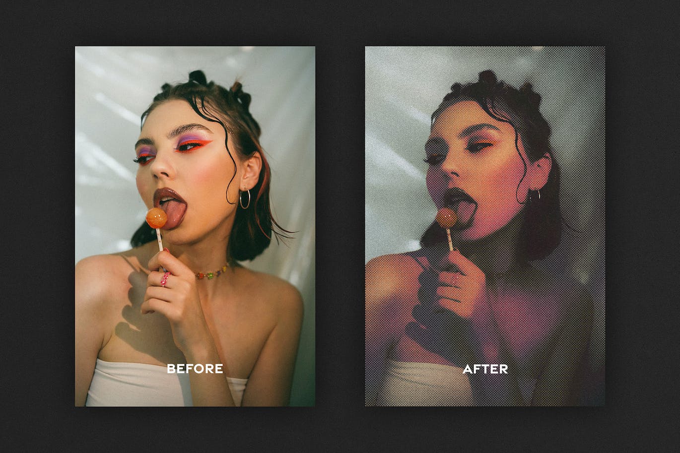 复古杂志半色调人物海报PSD模板 Retro Magazine Halftone Poster Photo-7 复古杂志半色调人物海报PSD模板 Retro Magazine Halftone Poster Photo