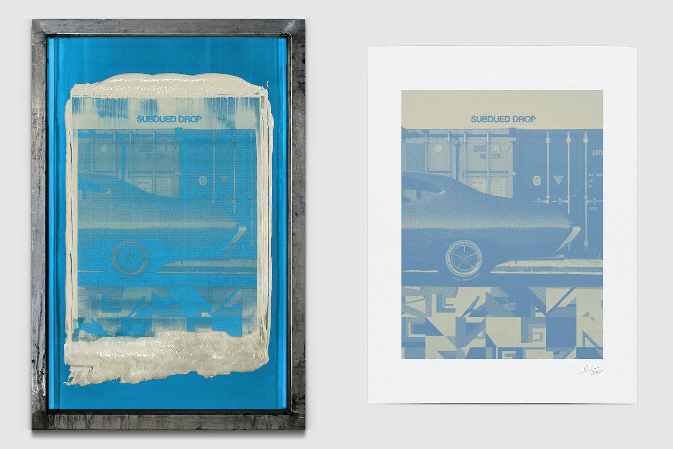 丝网印刷效果PSD模板 Silkscreen Print – Photoshop Effect