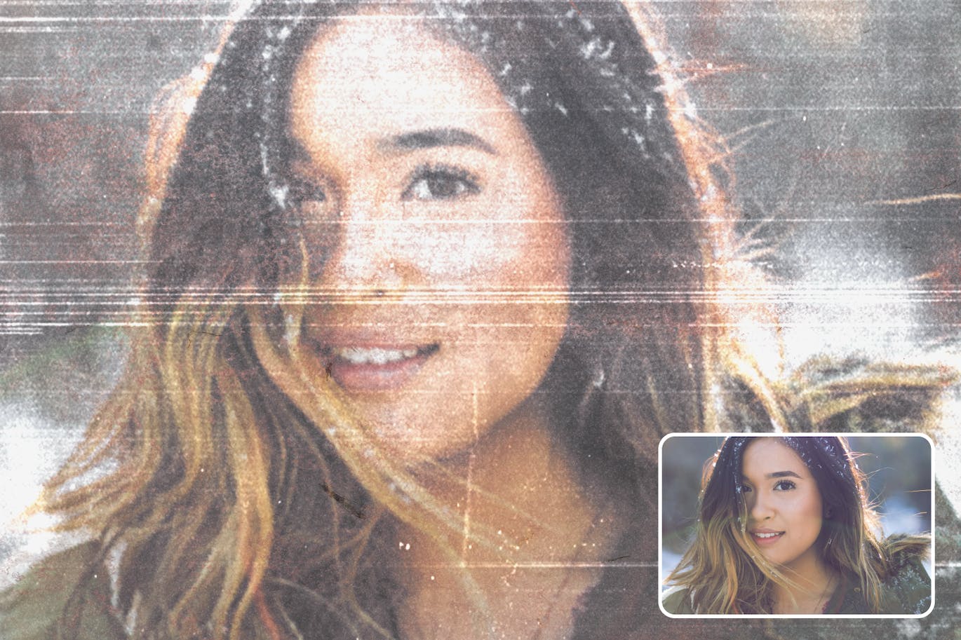 仿旧墨水渗色照片做旧效果PS动作 Distressed Ink Bleed Effect-5 仿旧墨水渗色照片做旧效果PS动作 Distressed Ink Bleed Effect