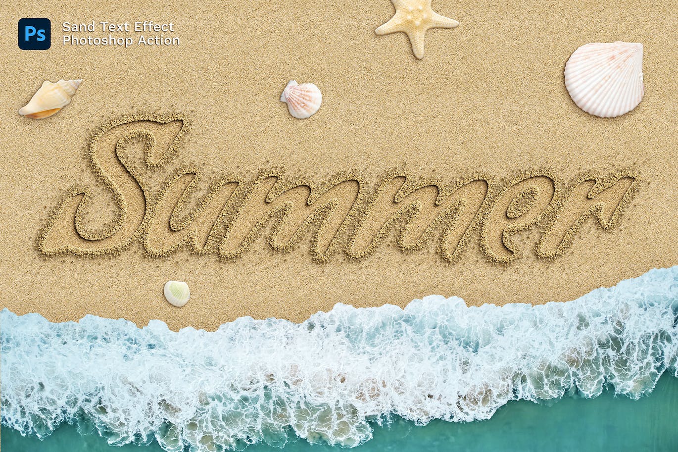 沙画效果Photoshop动作 Sand Effect Photoshop Action-7 沙画效果Photoshop动作 Sand Effect Photoshop Action