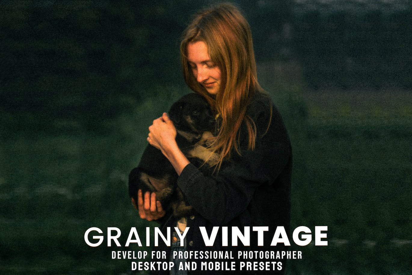 颗粒感复古照片效果LR预设 Grainy Vintage – Desktop and Mobile Presets