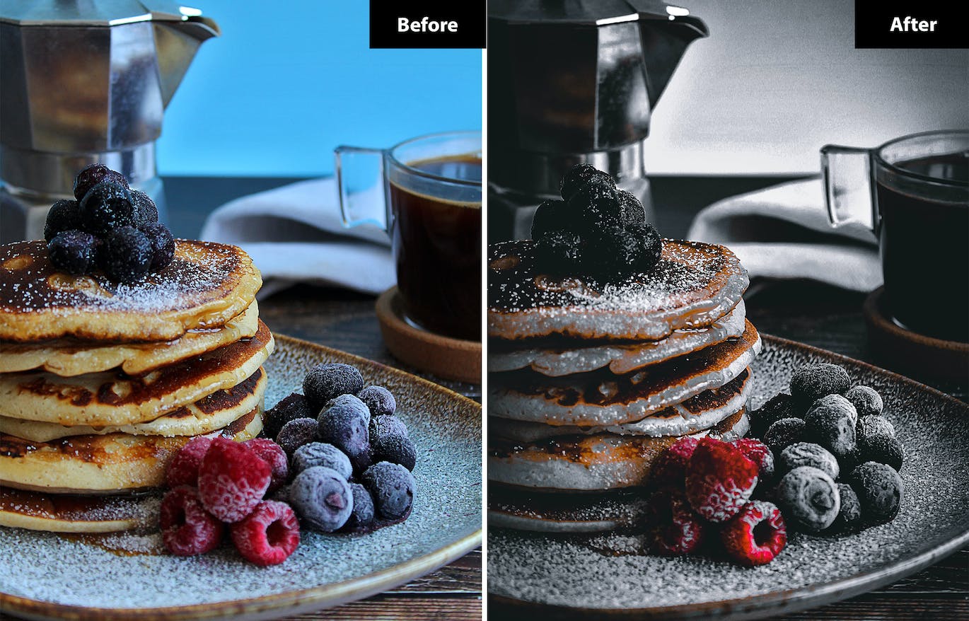 6 个美食摄影调色滤镜 Lightroom 和 Photoshop 预设 6 Cinnamon Lightroom and Photoshop Presets