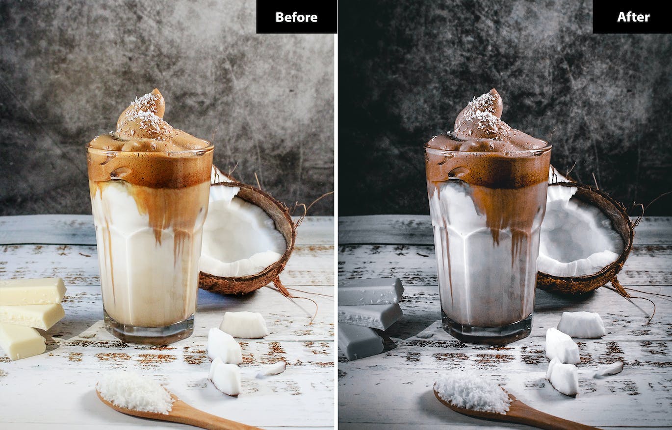 6 个美食摄影调色滤镜 Lightroom 和 Photoshop 预设 6 Cinnamon Lightroom and Photoshop Presets