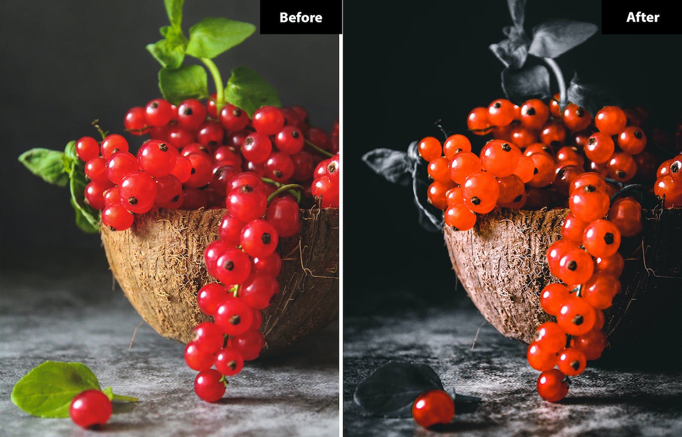 6 个美食摄影调色滤镜 Lightroom 和 Photoshop 预设 6 Cinnamon Lightroom and Photoshop Presets