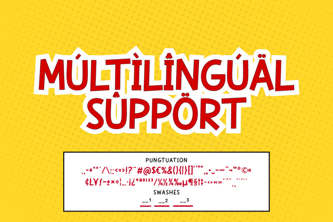 有趣而活泼的漫画显示字体- Skatone - Fun Comic Display Font