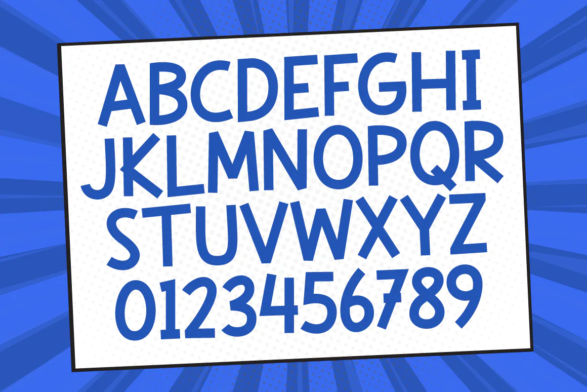 有趣而活泼的漫画显示字体- Skatone - Fun Comic Display Font