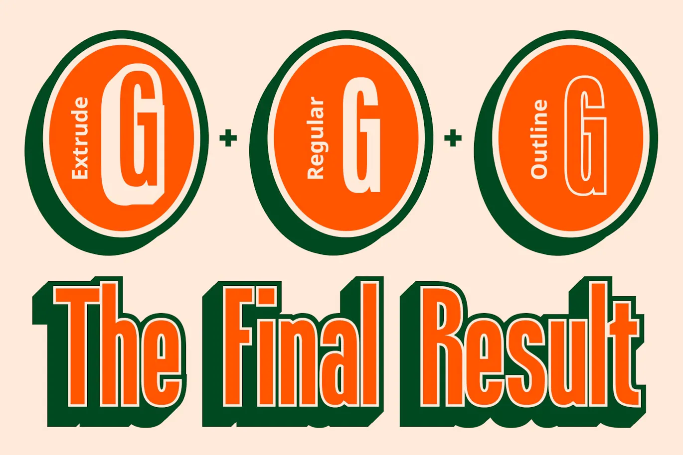 3D效果无衬线设计装饰字体 Blonden 3D第3张-皮玩部落 3D效果无衬线设计装饰字体 Blonden 3D