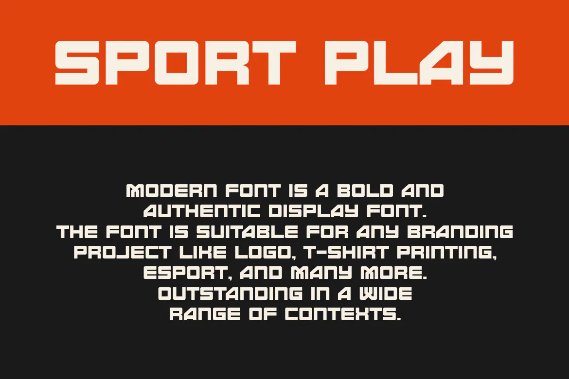 大胆而真实无衬线体运动装饰字体 Sport Play - Sans Serif Sport Display Font第6张-皮玩部落 大胆而真实无衬线体运动装饰字体 Sport Play - Sans Serif Sport Display Font