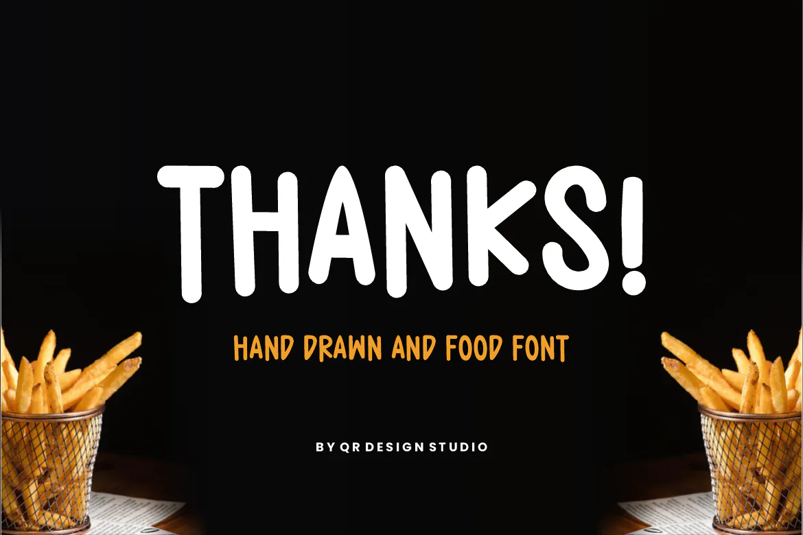 手绘风食品海报装饰字体 Crispy French - Hand Drawn & Food Font第6张-皮玩部落 手绘风食品海报装饰字体 Crispy French - Hand Drawn & Food Font