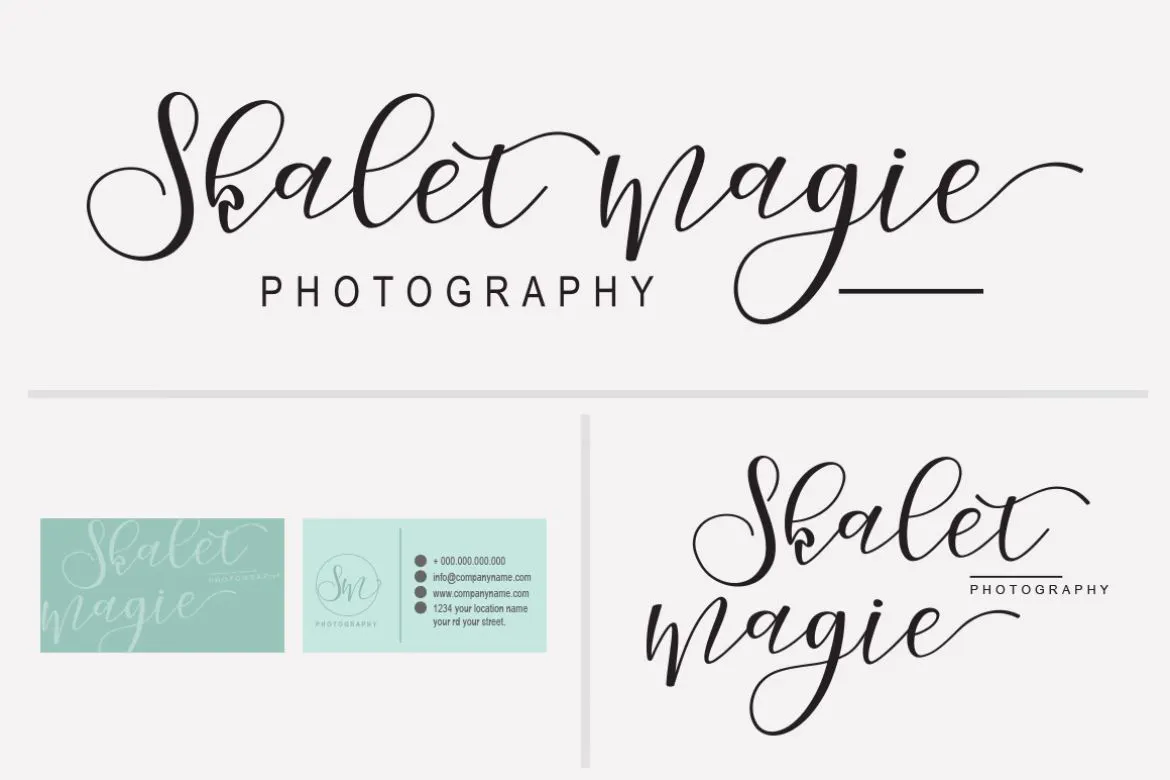 手写书法风格英文脚本字体 - Morelight Script第3张-皮玩部落 手写书法风格英文脚本字体 - Morelight Script