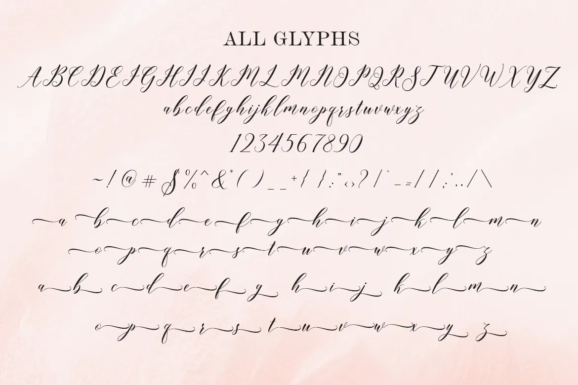 品牌包装海报设计脚本字体 - Kembali Script