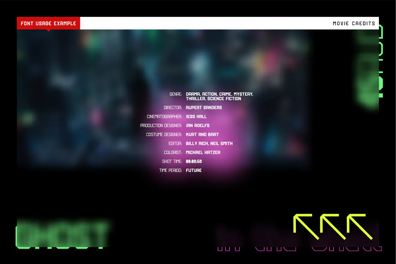 未来主义科技感的英文无衬线字体 - Synt2