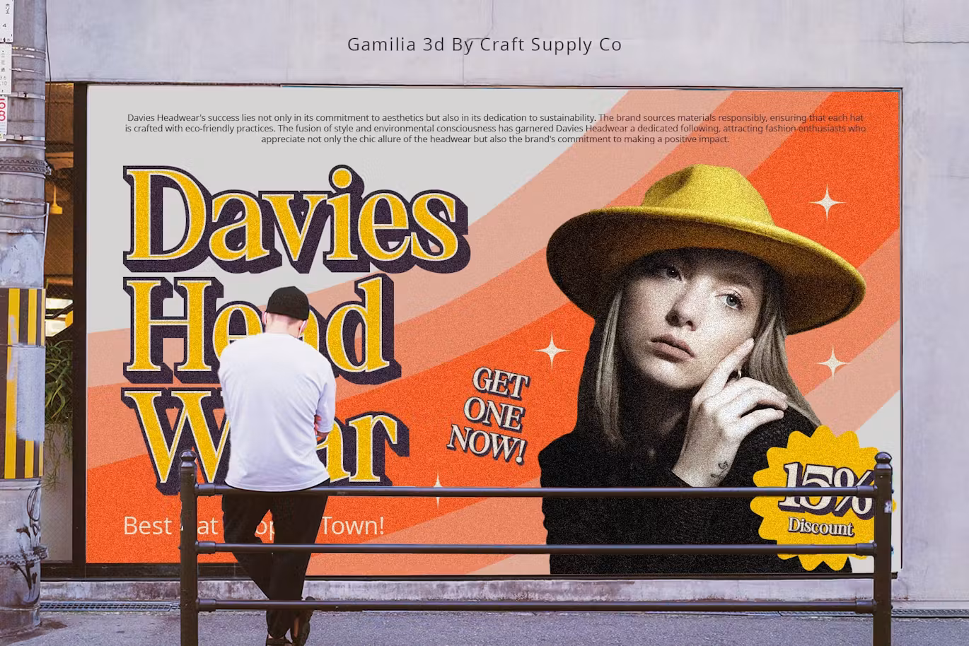 迷人衬线美学的英文3d分层字体 – Gamilia 3D