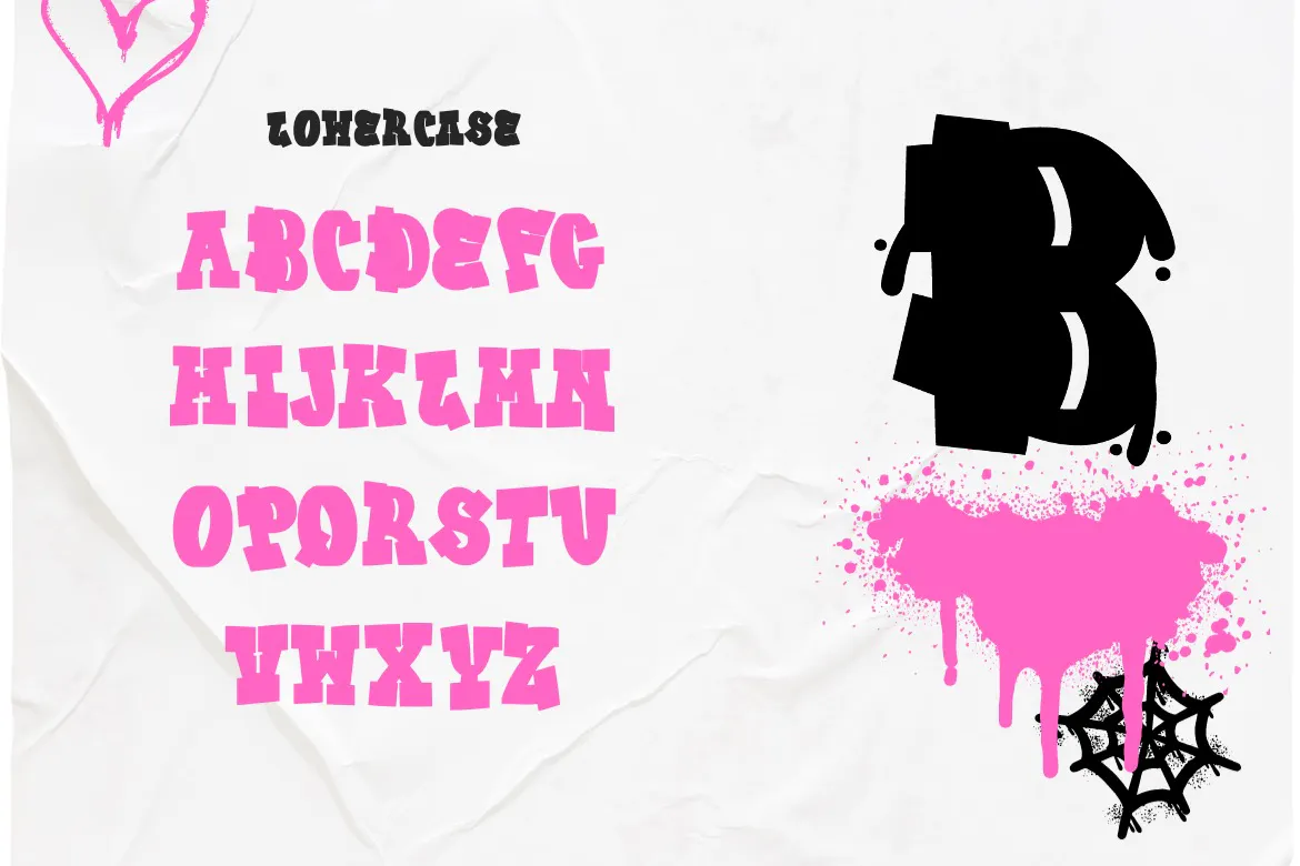 精致优雅的英文手写涂鸦字体 - Psycho Waller第7张-皮玩部落 精致优雅的英文手写涂鸦字体 - Psycho Waller