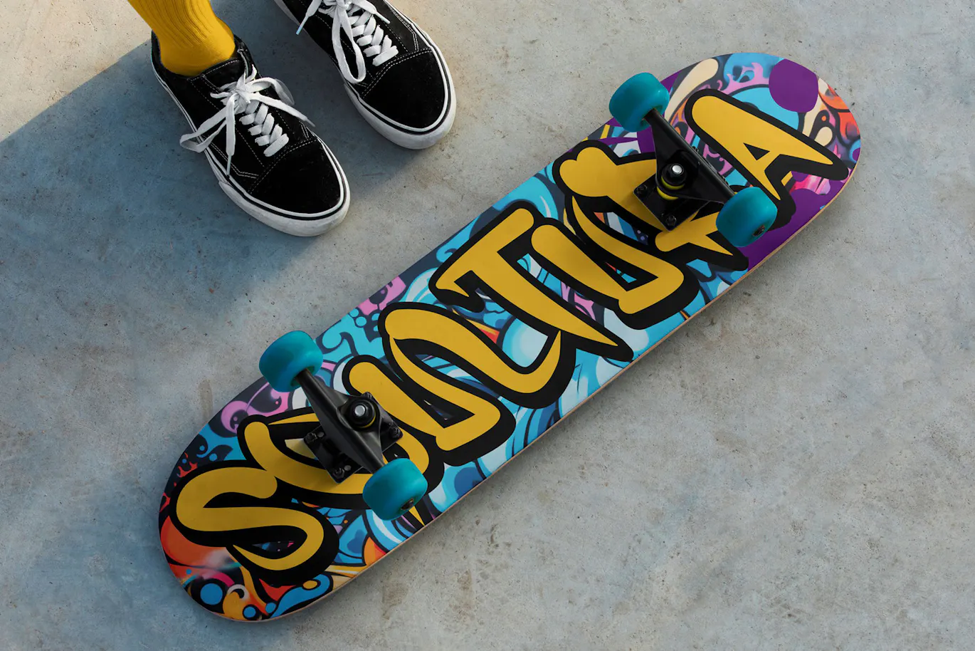 充满活力的英文街头涂鸦分层字体 - Shock Blow第5张-皮玩部落 充满活力的英文街头涂鸦分层字体 - Shock Blow