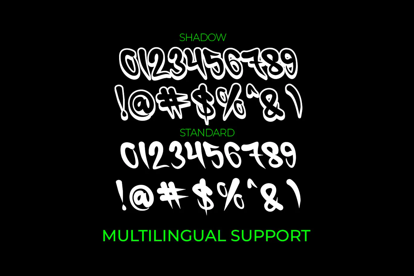 充满活力的英文街头涂鸦分层字体 - Shock Blow第3张-皮玩部落 充满活力的英文街头涂鸦分层字体 - Shock Blow