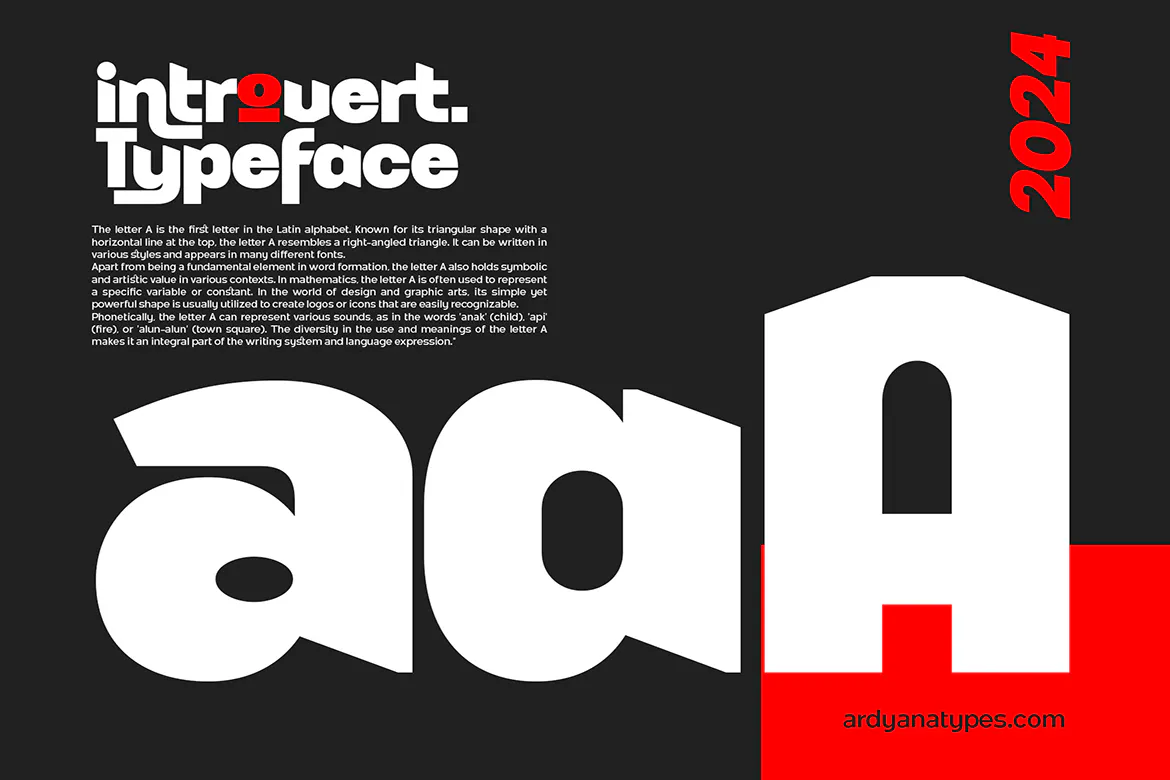 独特极简锋利边缘的英文无衬线字体 - introvert第8张-皮玩部落 独特极简锋利边缘的英文无衬线字体 - introvert