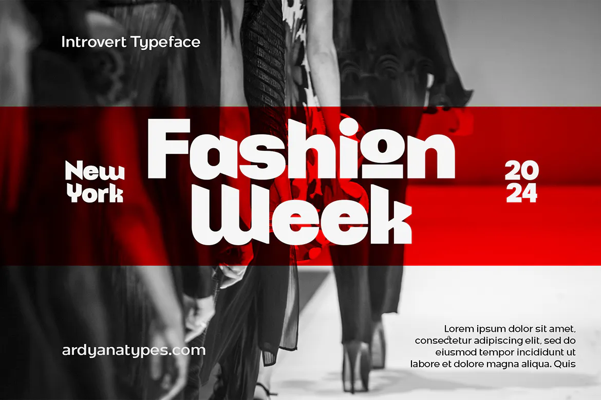 独特极简锋利边缘的英文无衬线字体 - introvert第7张-皮玩部落 独特极简锋利边缘的英文无衬线字体 - introvert