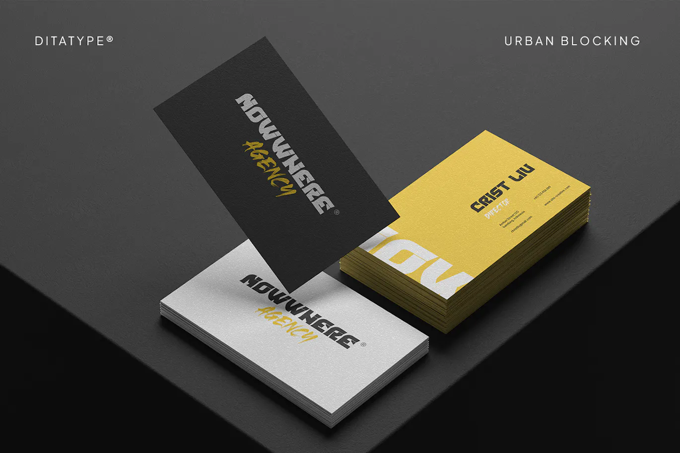 城市活力风格的粗画笔英文字体组合 - Urban Blocking第6张-皮玩部落 城市活力风格的粗画笔英文字体组合 - Urban Blocking