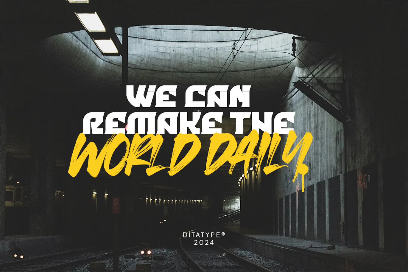 城市活力风格的粗画笔英文字体组合 - Urban Blocking第5张-皮玩部落 城市活力风格的粗画笔英文字体组合 - Urban Blocking