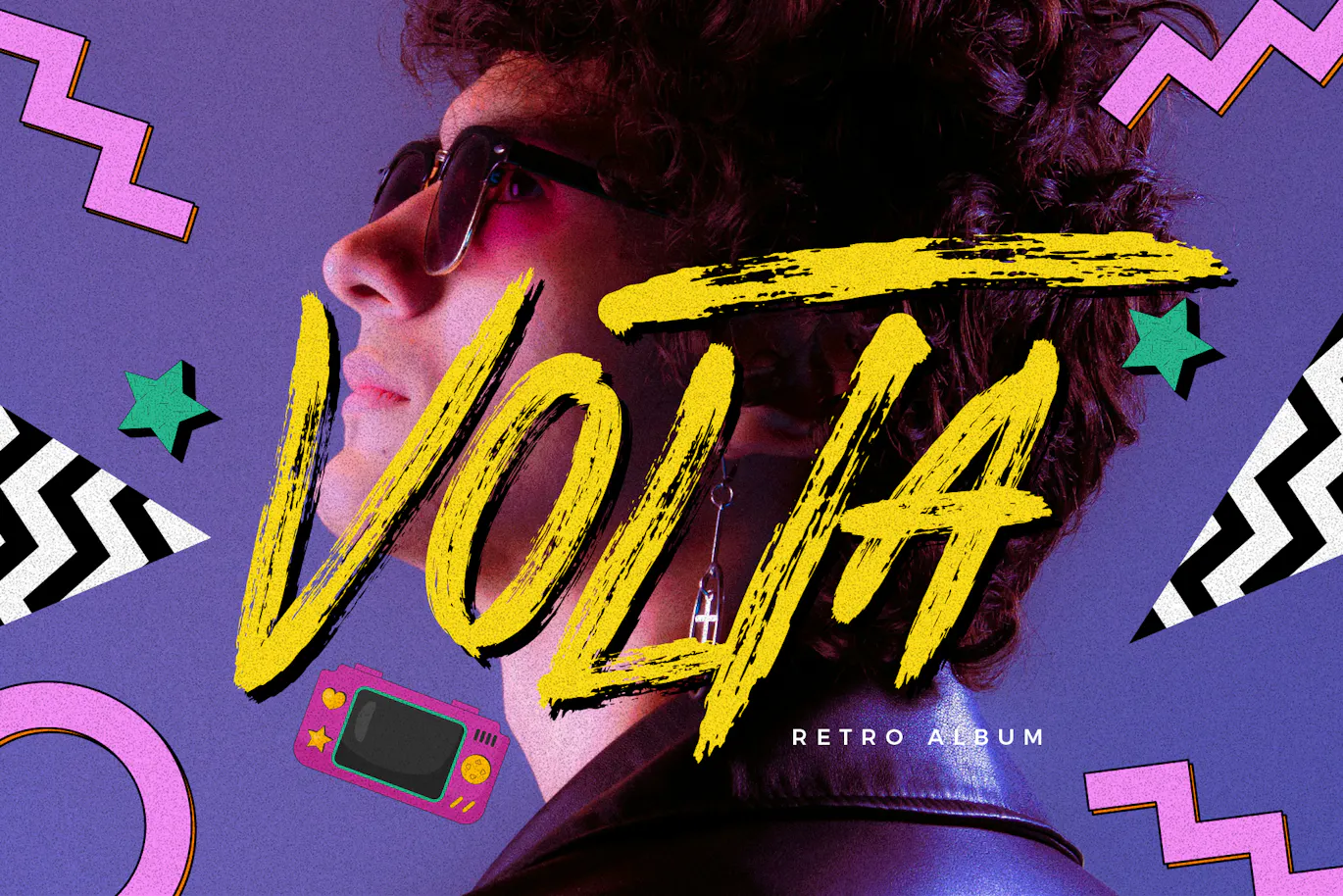 复古迪斯科风格的英文手写笔刷字体 – Nightwish