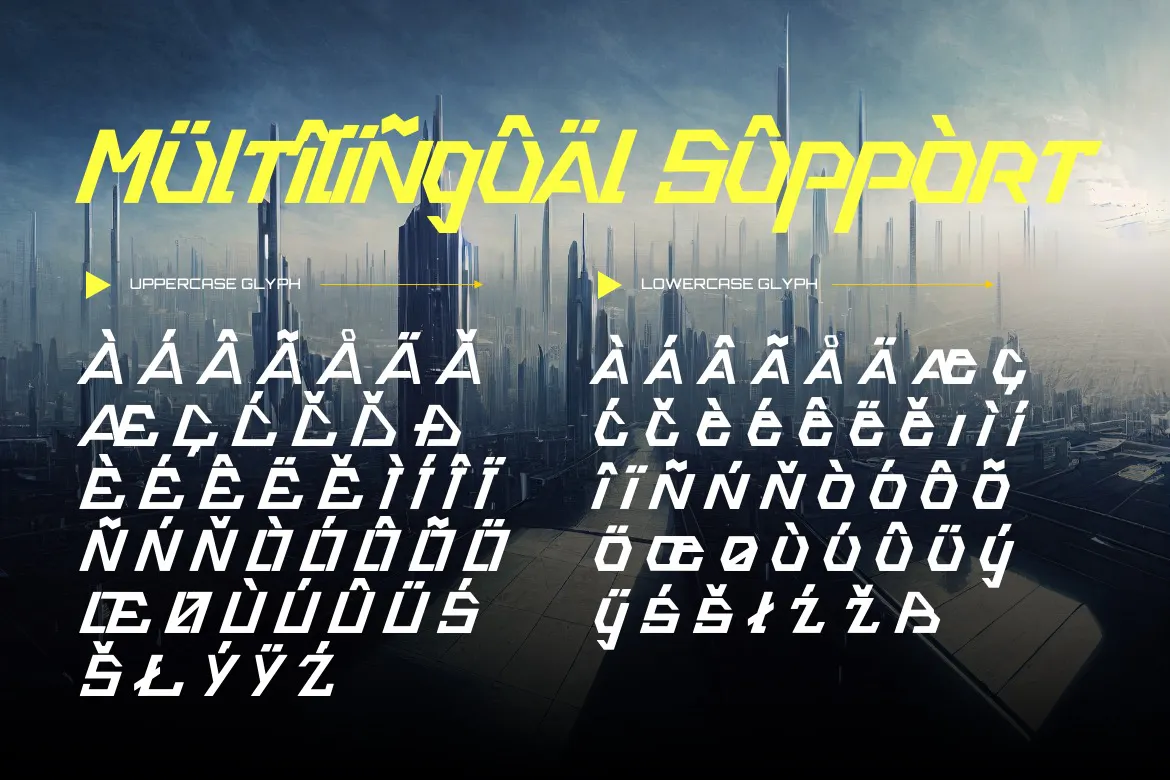 精致优雅流畅赛博朋克风英文装饰字体 - Omnitrinx第10张-皮玩部落 精致优雅流畅赛博朋克风英文装饰字体 - Omnitrinx