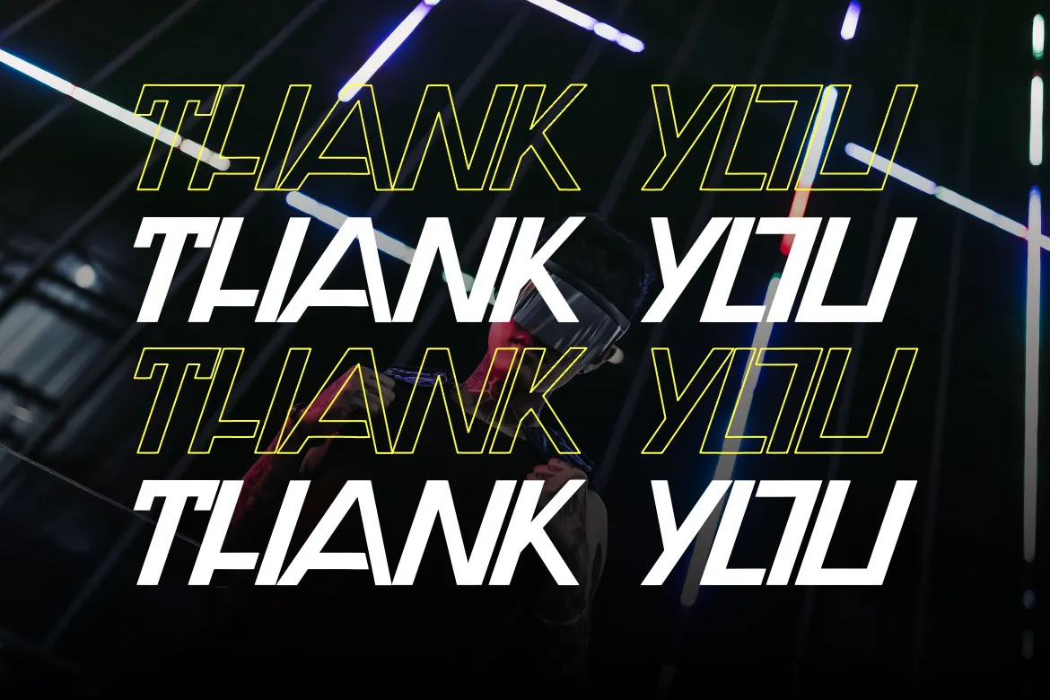 精致优雅流畅赛博朋克风英文装饰字体 - Omnitrinx第8张-皮玩部落 精致优雅流畅赛博朋克风英文装饰字体 - Omnitrinx