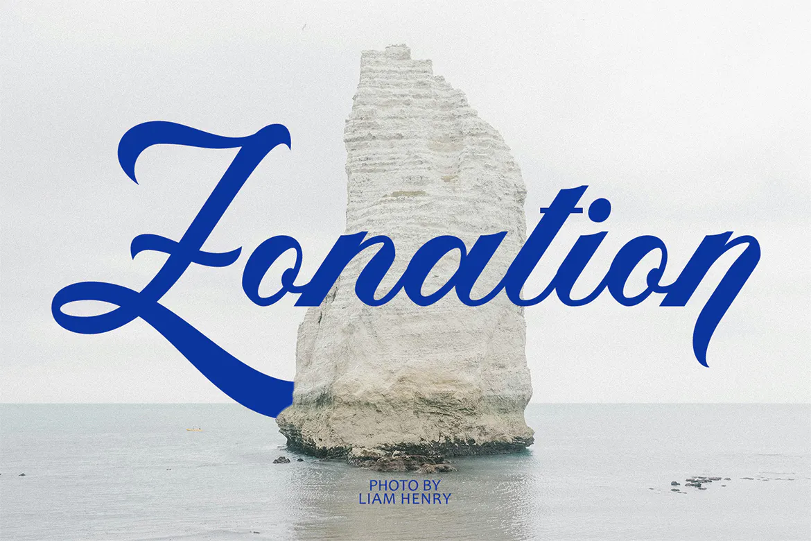 可口可乐标志风格的英文手写花体字体 – Ganglion