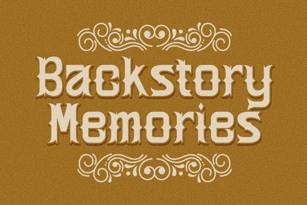 现代优雅的英文装饰字体 - Cidurian