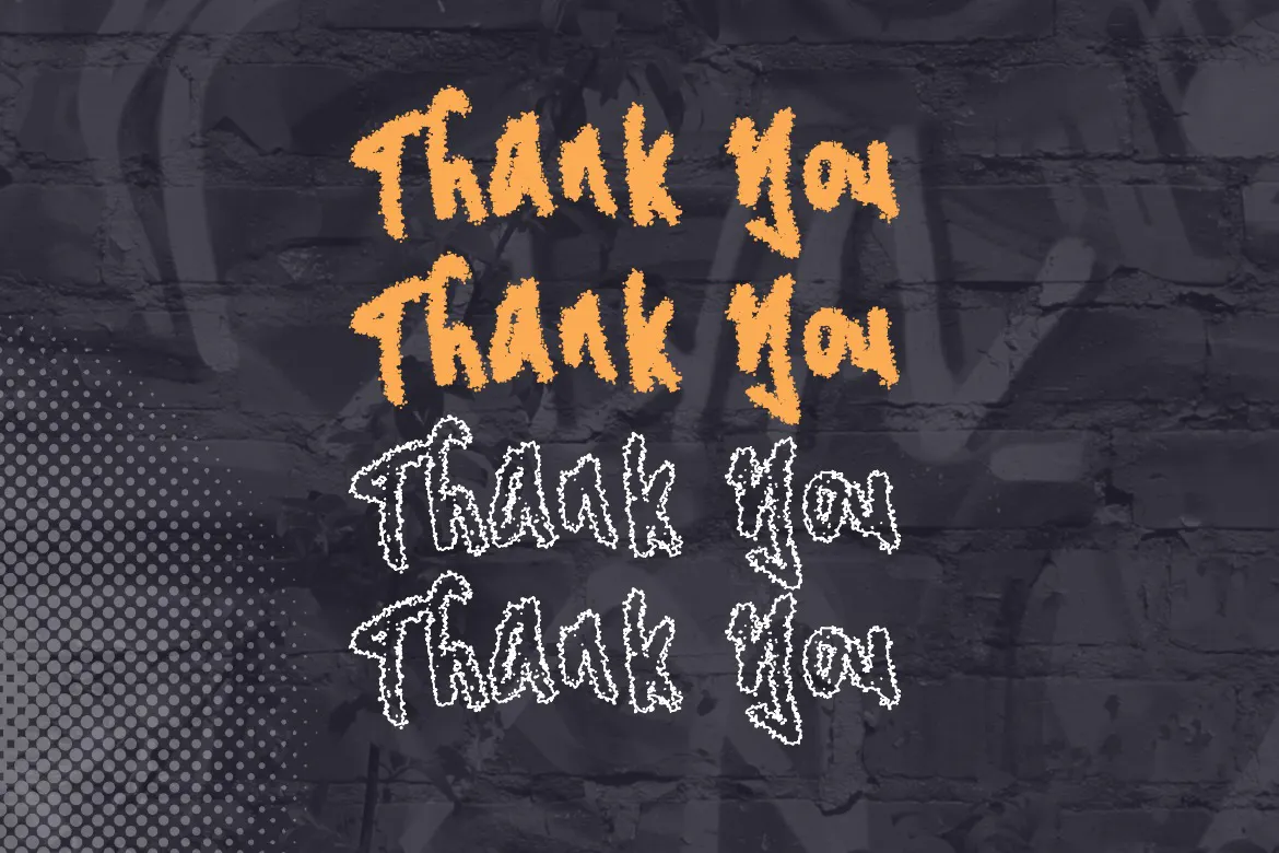 蜡笔纹理效果的英文手写字体 - Traindez Brush第8张-皮玩部落 蜡笔纹理效果的英文手写字体 - Traindez Brush