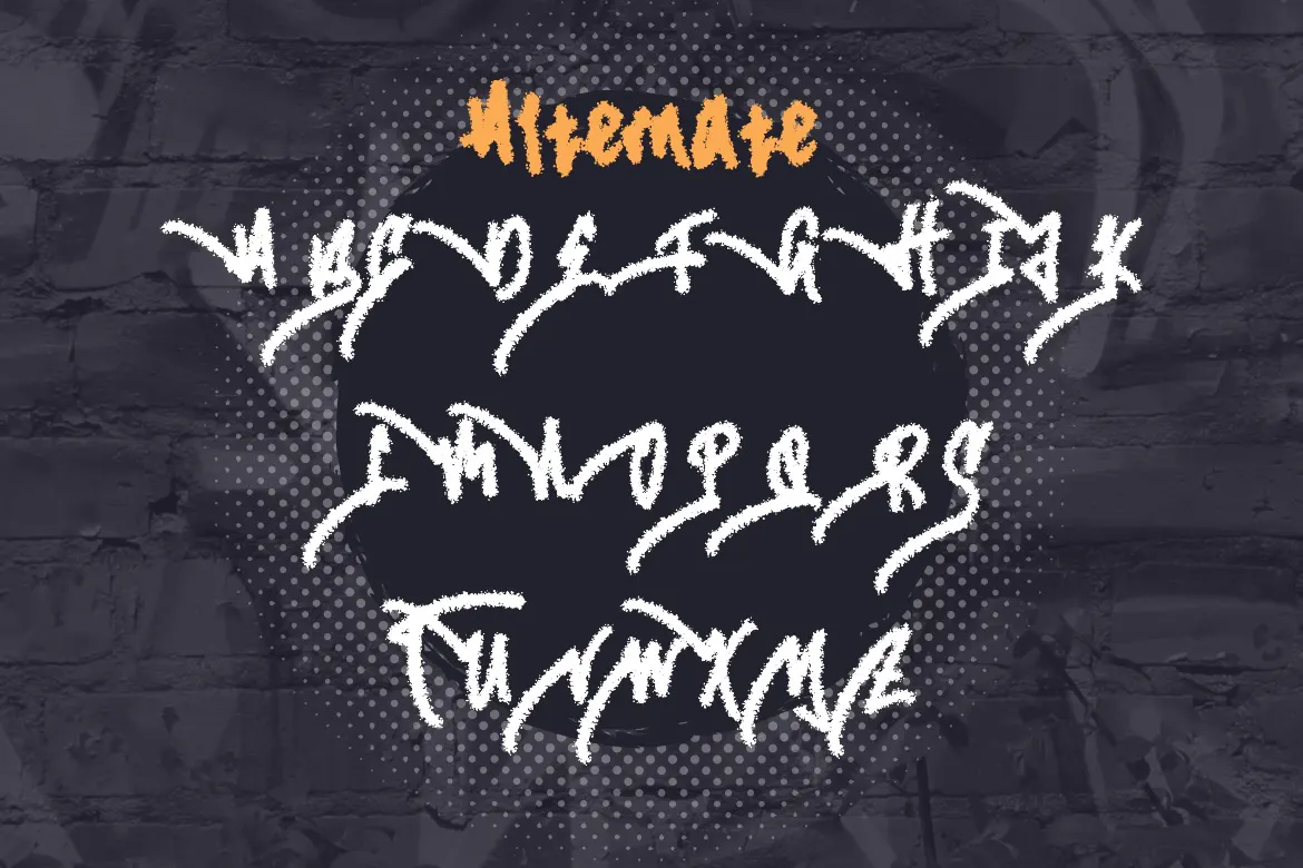 蜡笔纹理效果的英文手写字体 - Traindez Brush第3张-皮玩部落 蜡笔纹理效果的英文手写字体 - Traindez Brush