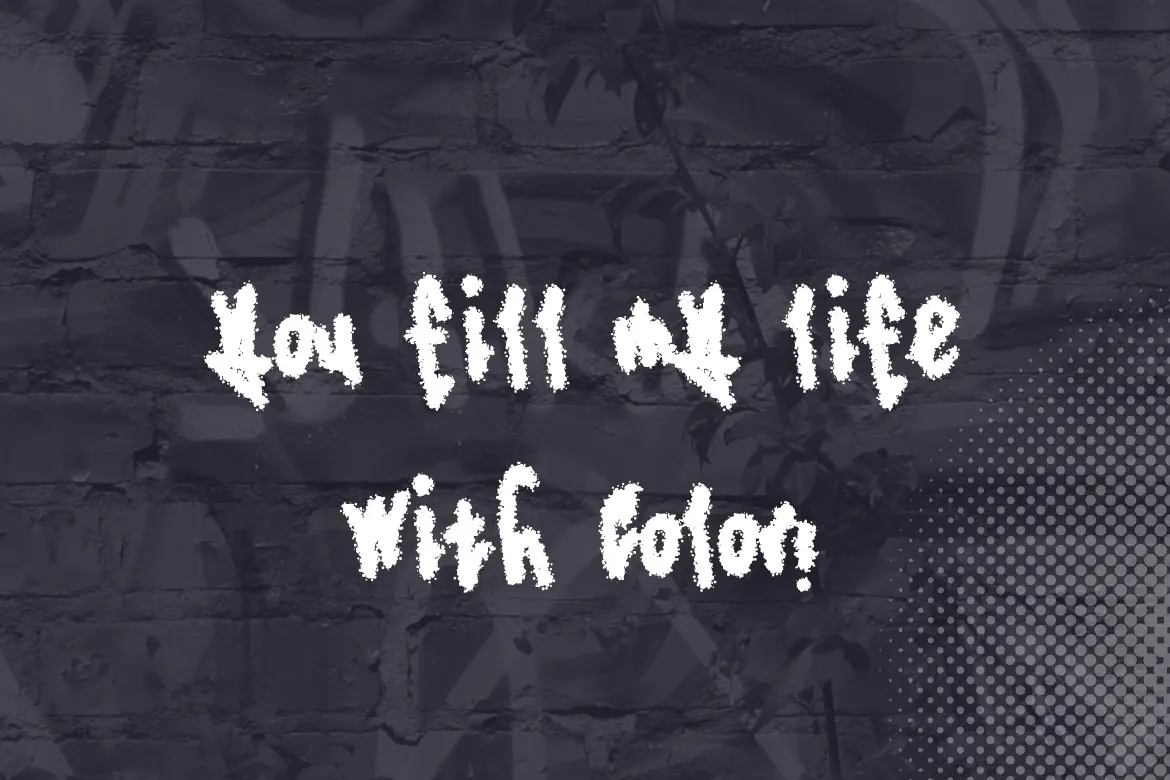 蜡笔纹理效果的英文手写字体 - Traindez Brush第2张-皮玩部落 蜡笔纹理效果的英文手写字体 - Traindez Brush