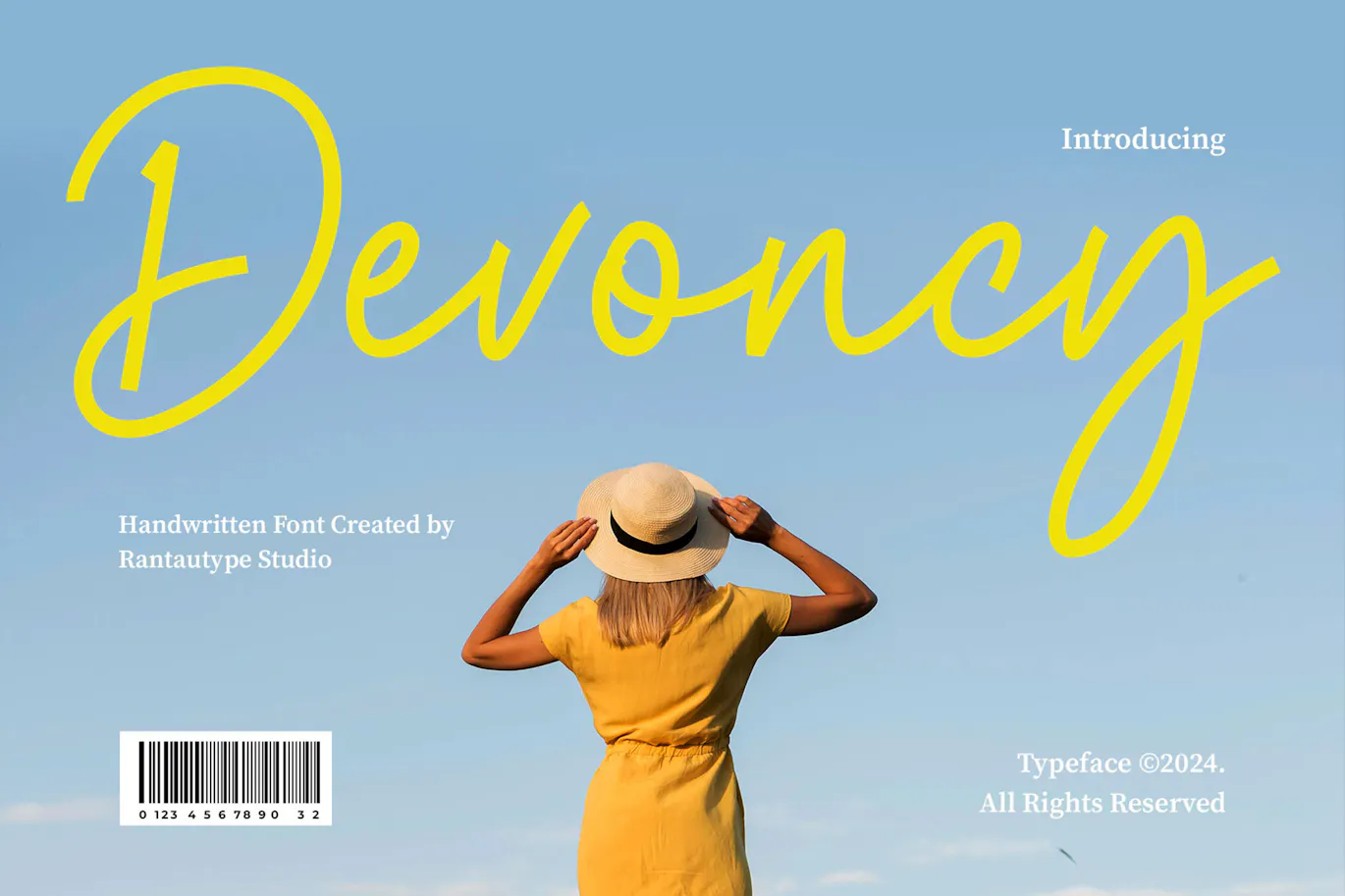 坚强有力的英文手写字体 - Devoncy第1张-皮玩部落 坚强有力的英文手写字体 - Devoncy