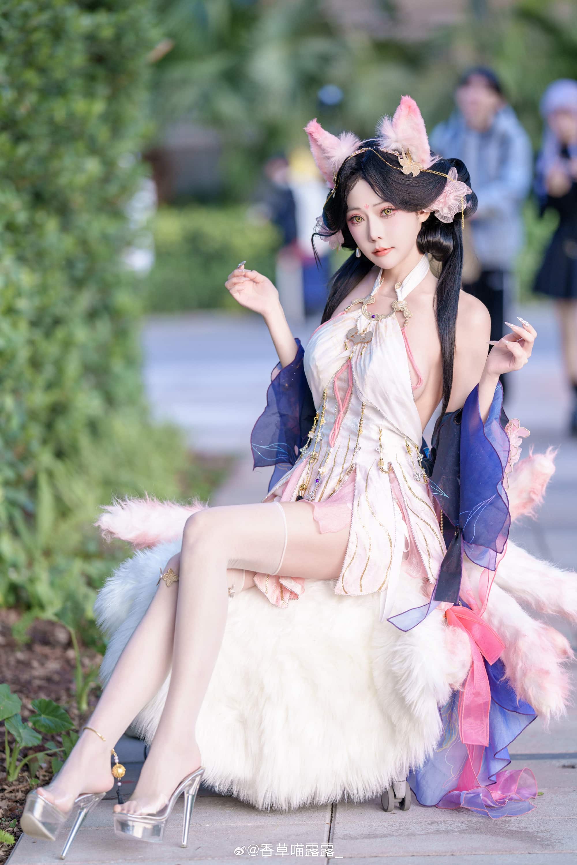 Cosplay 永劫无间 玉玲珑@香草喵露露_