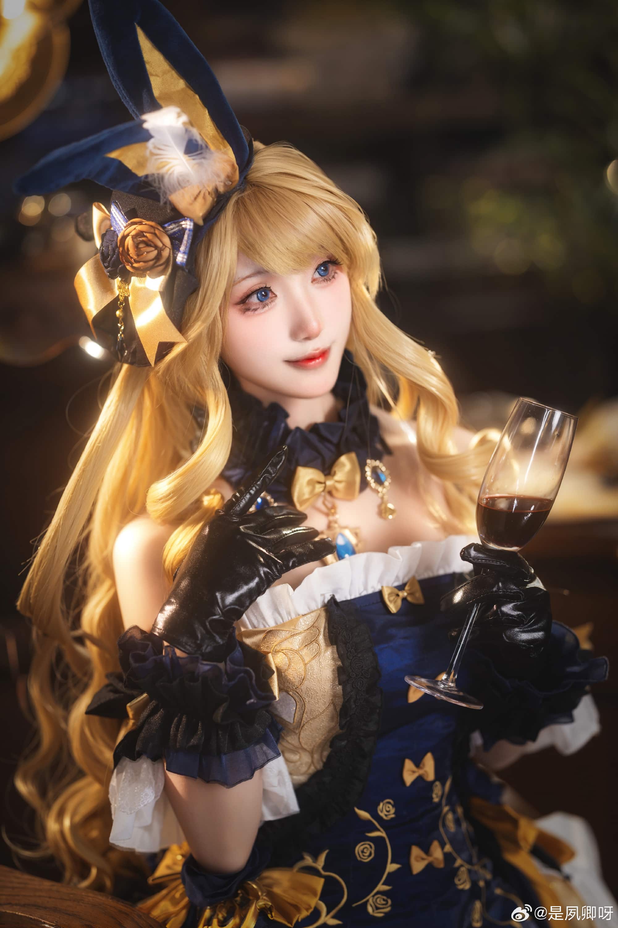 COSPLAY 原神 娜维娅兔兔装@是夙卿呀