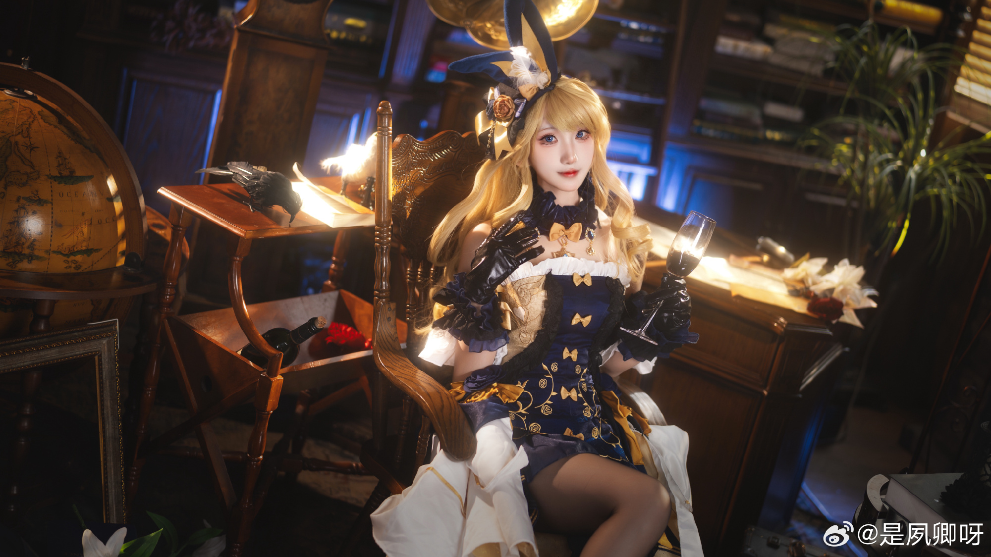 COSPLAY 原神 娜维娅兔兔装@是夙卿呀