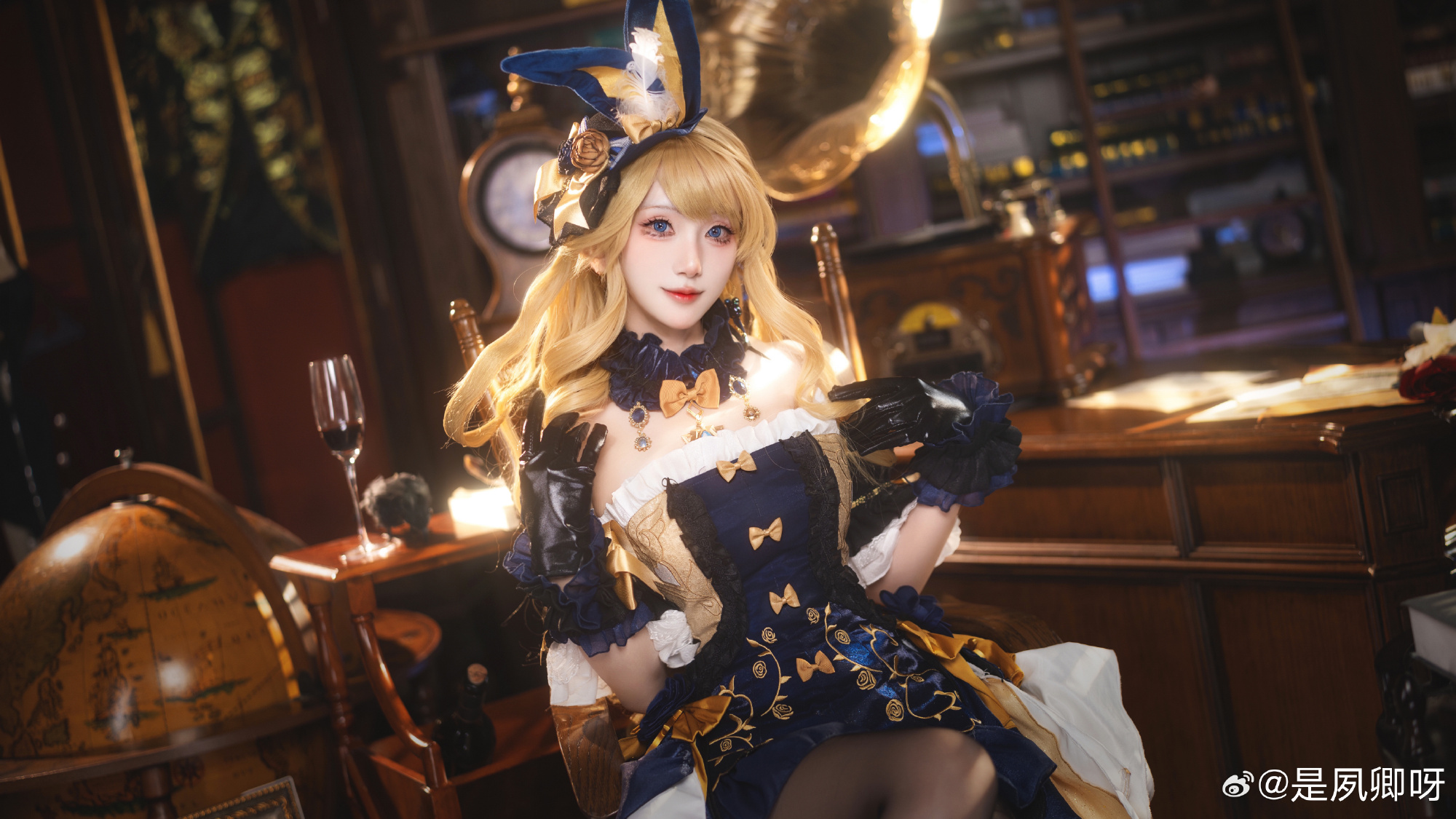 COSPLAY 原神 娜维娅兔兔装@是夙卿呀