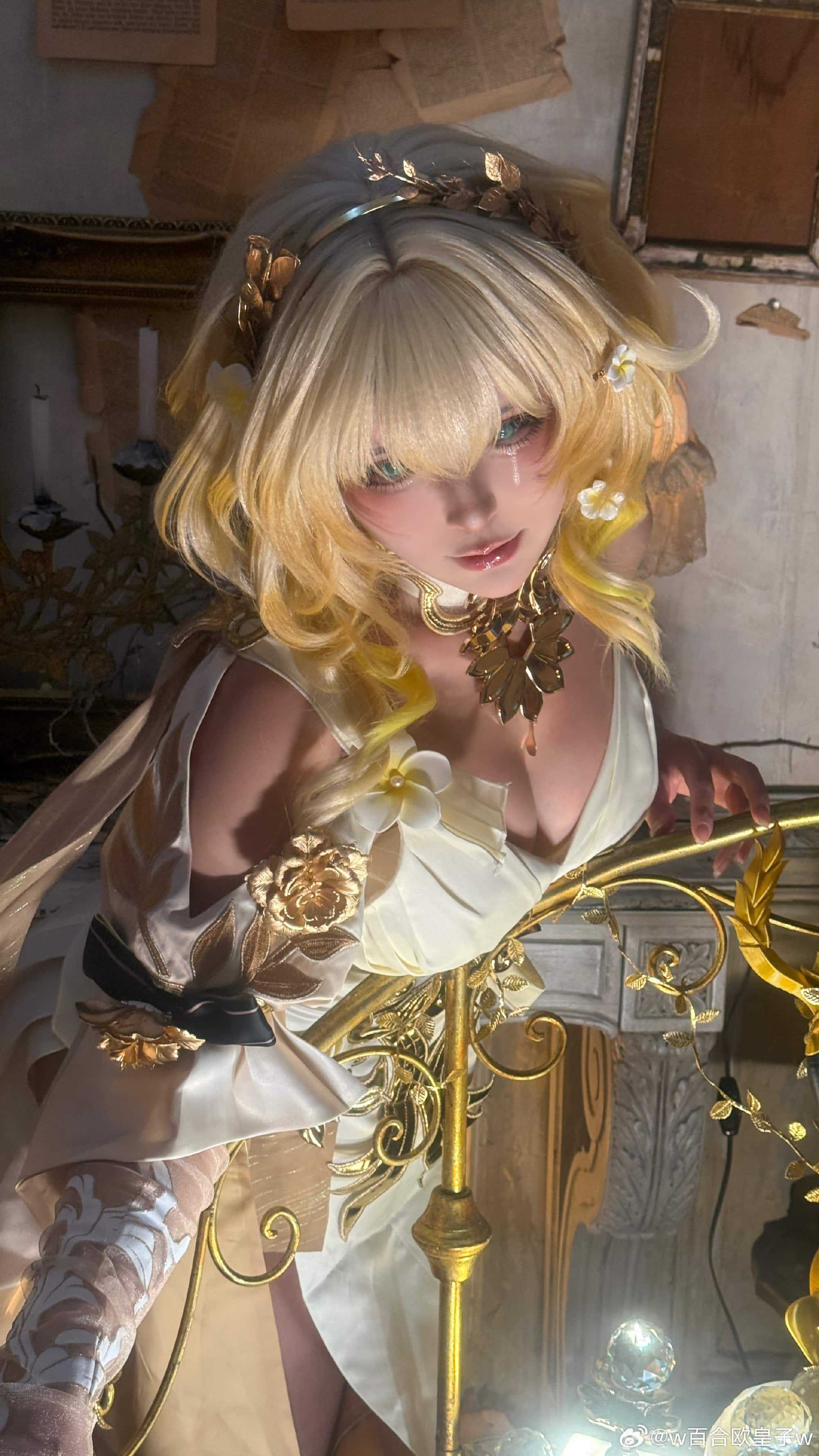 COSPLAY 崩坏：星穹铁道 阿格莱雅@w百合欧皇子w