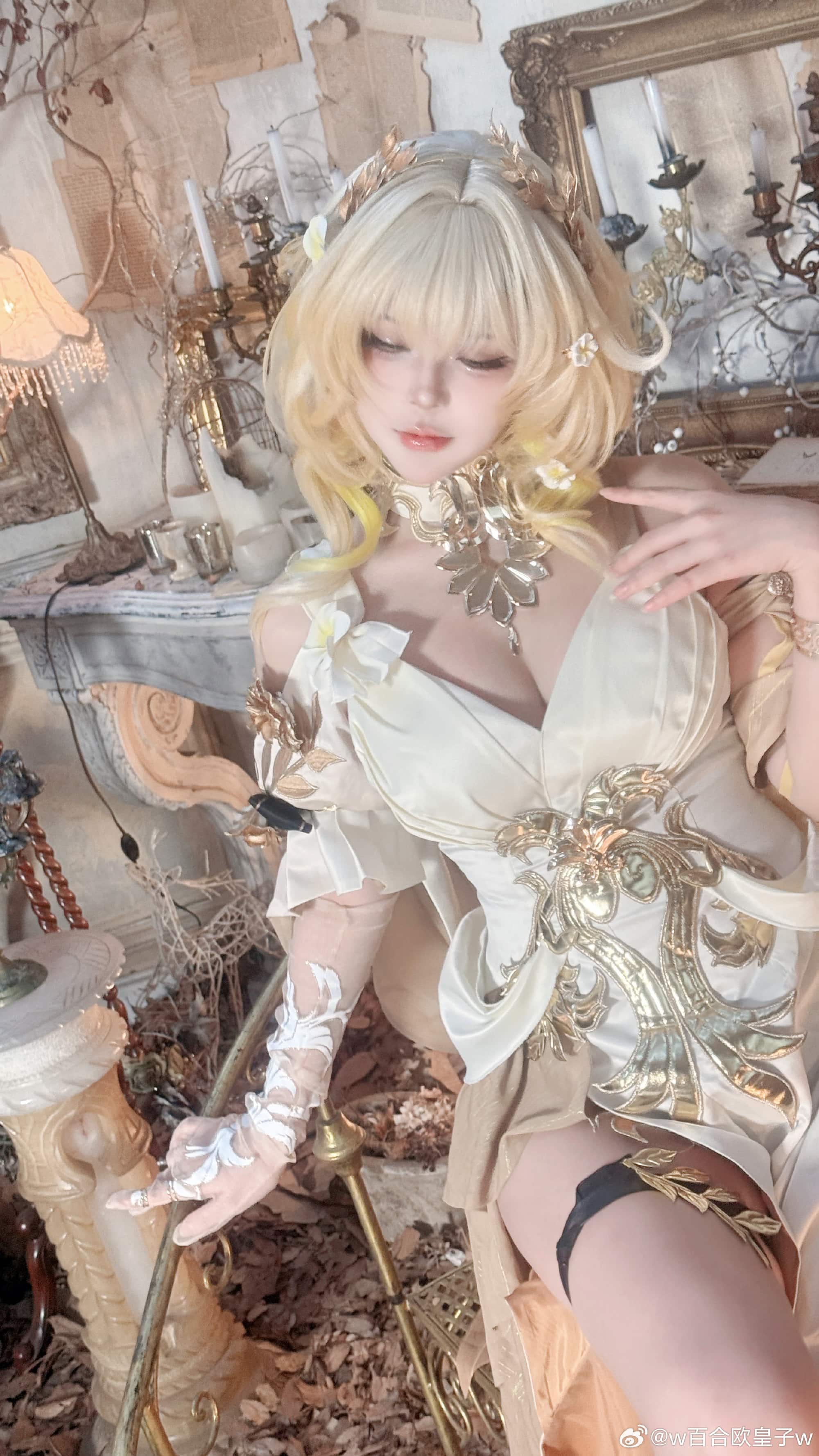 COSPLAY 崩坏：星穹铁道 阿格莱雅@w百合欧皇子w