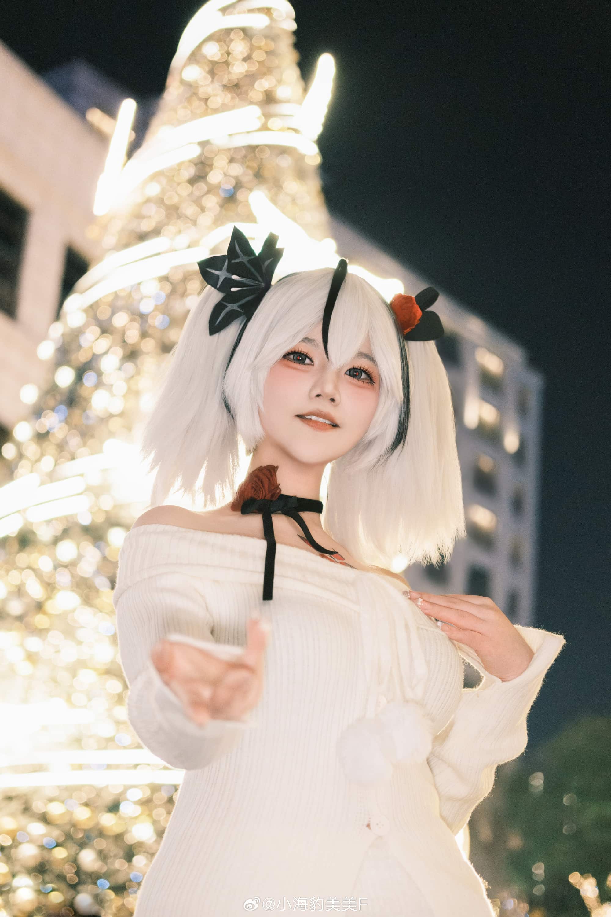 COSPLAY 和我一起的晚餐，有没有和开心呀～漂泊者💕 鸣潮 椿@小海豹美美F