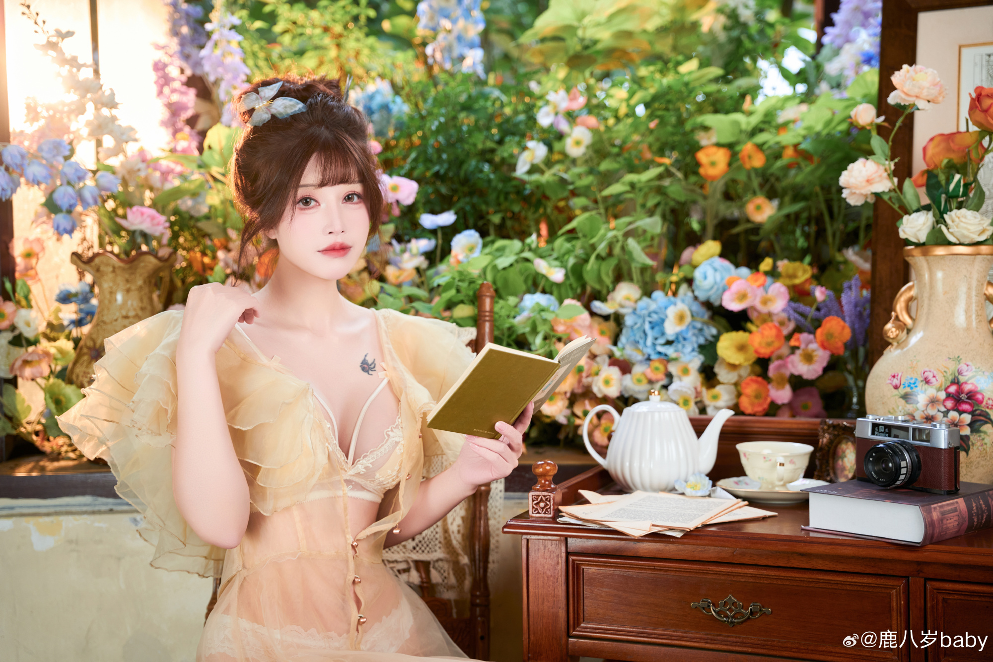 少女写真 要一百个春天死蝴蝶才会忘却相思@鹿八岁baby