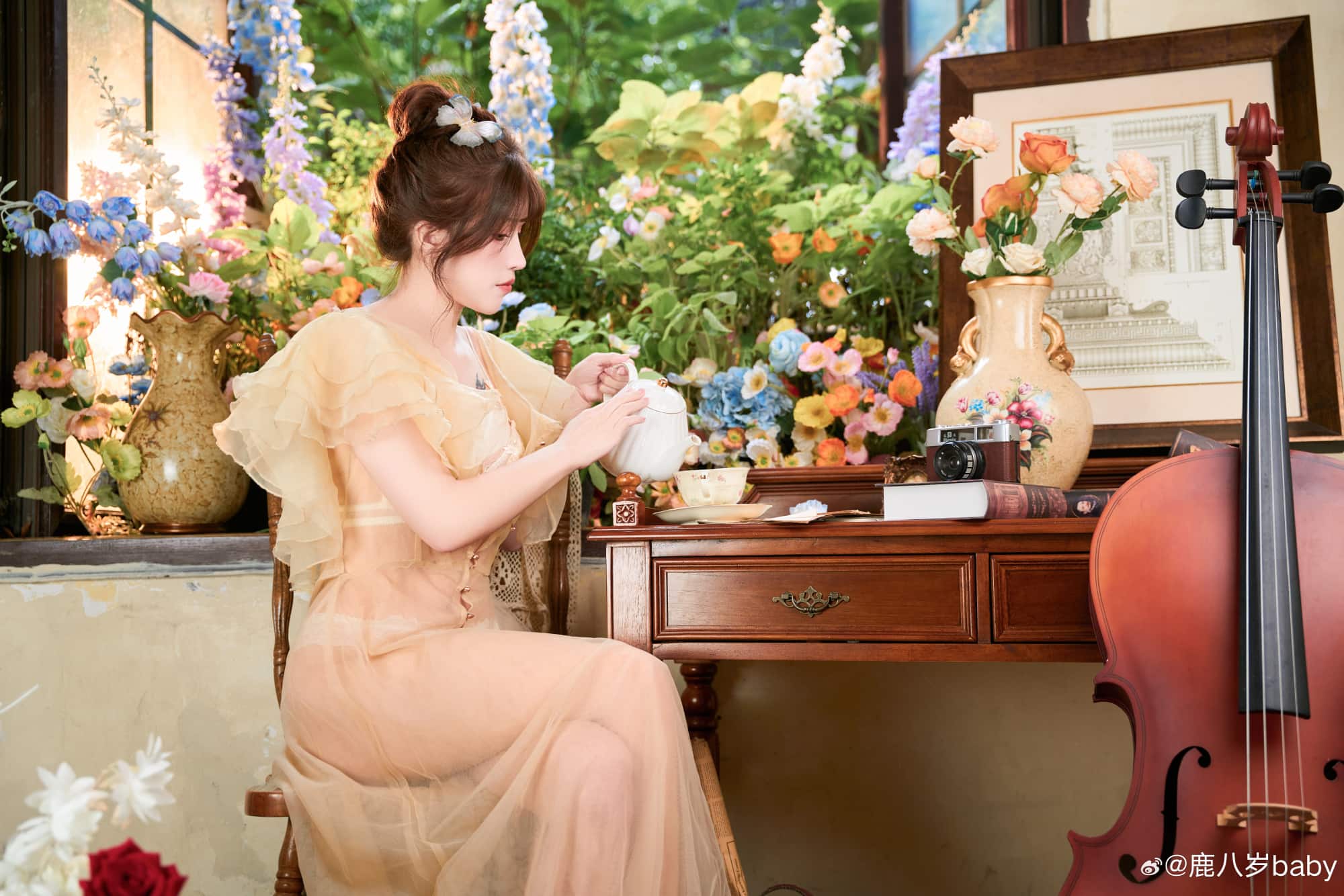 少女写真 要一百个春天死蝴蝶才会忘却相思@鹿八岁baby