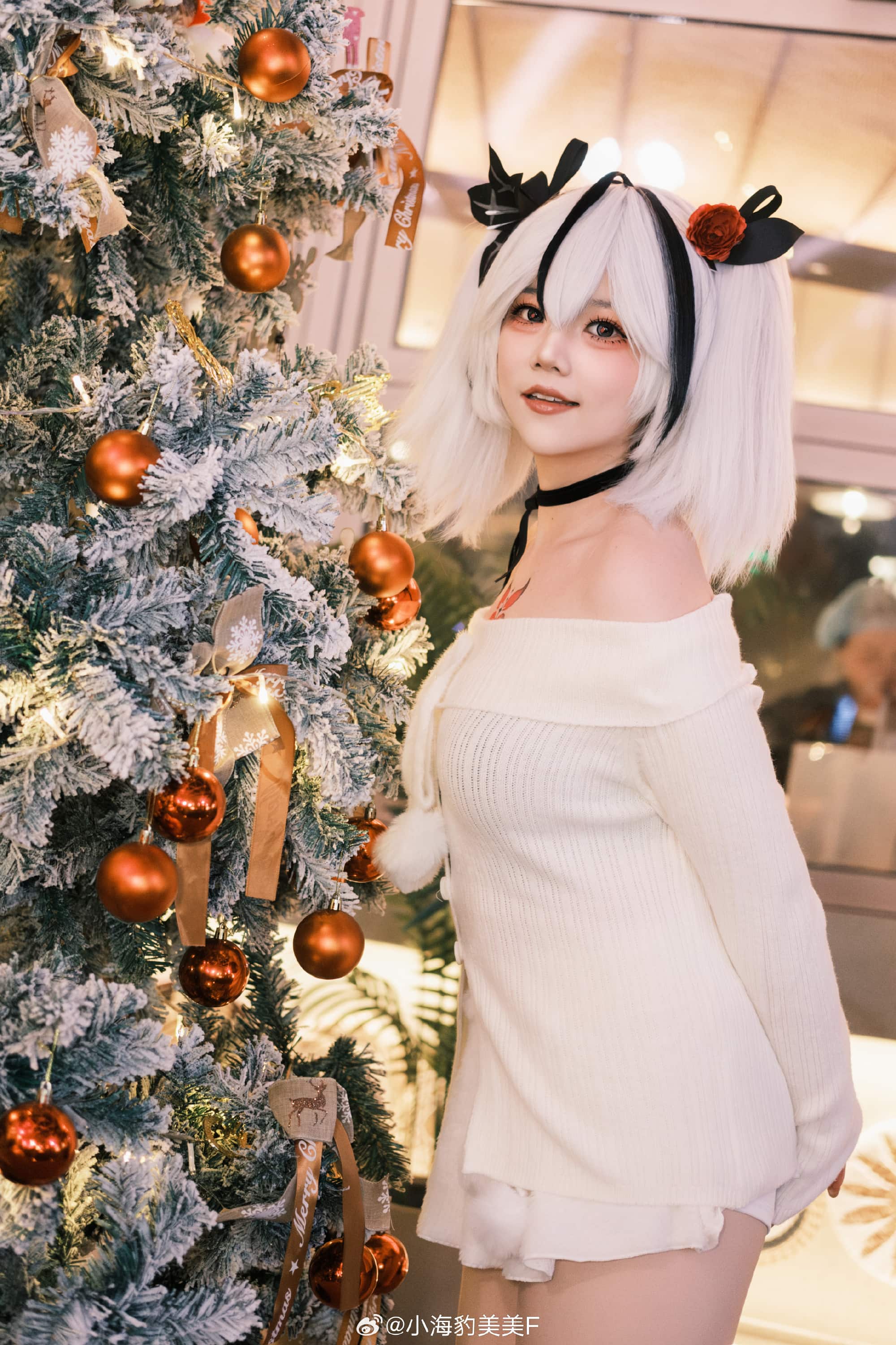 COSPLAY 和我一起的晚餐，有没有和开心呀～漂泊者💕 鸣潮 椿@小海豹美美F