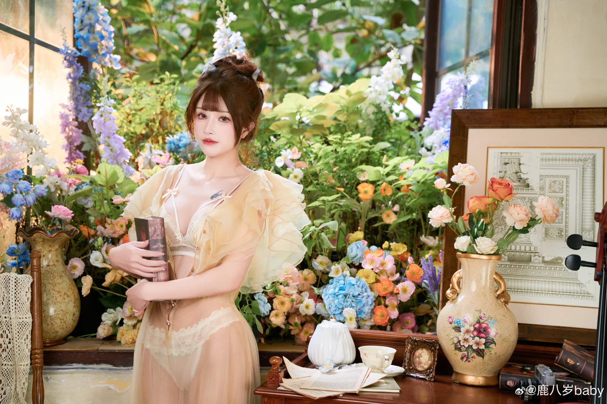 少女写真 要一百个春天死蝴蝶才会忘却相思@鹿八岁baby