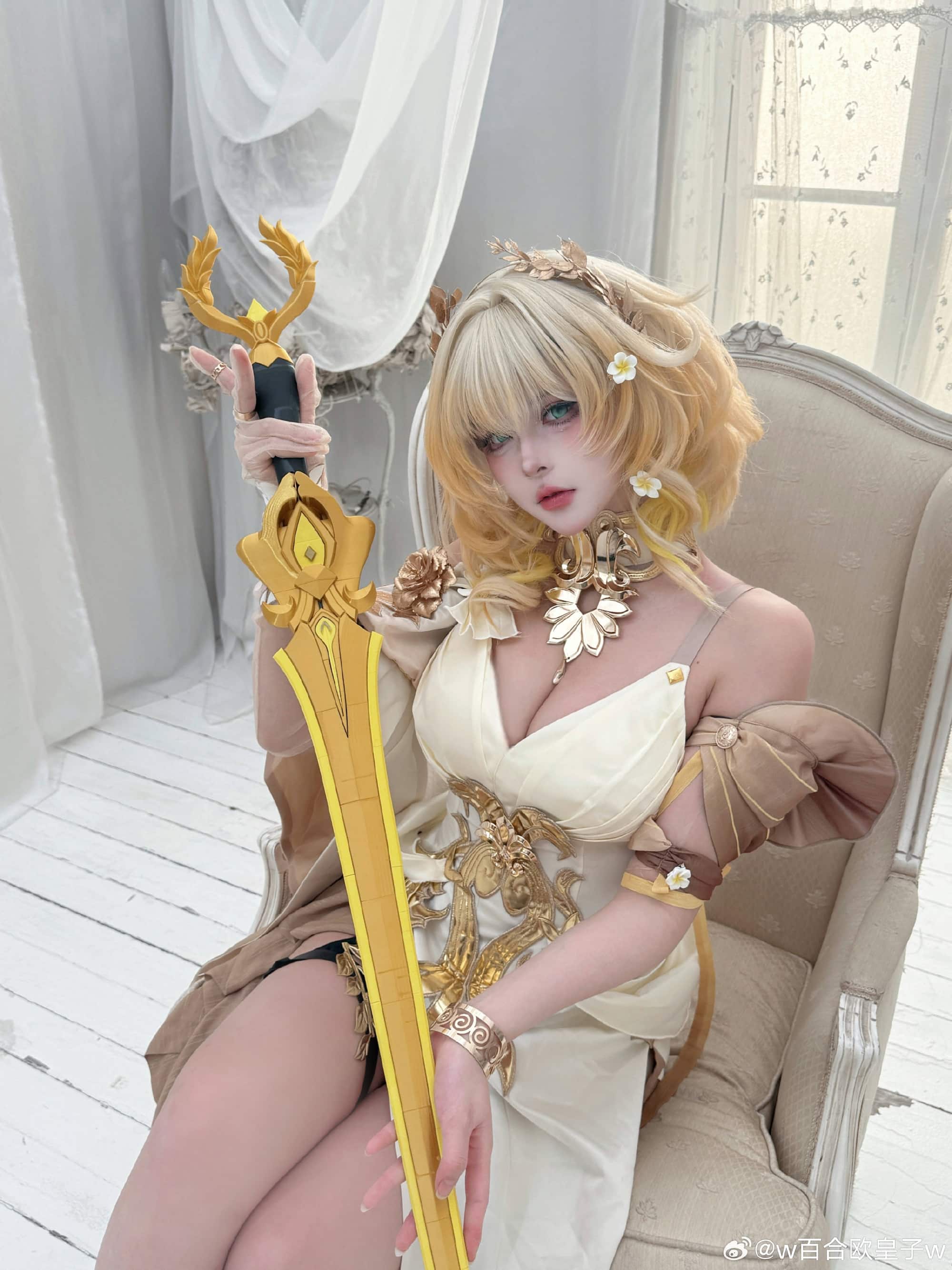 COSPLAY 崩坏：星穹铁道 阿格莱雅@w百合欧皇子w