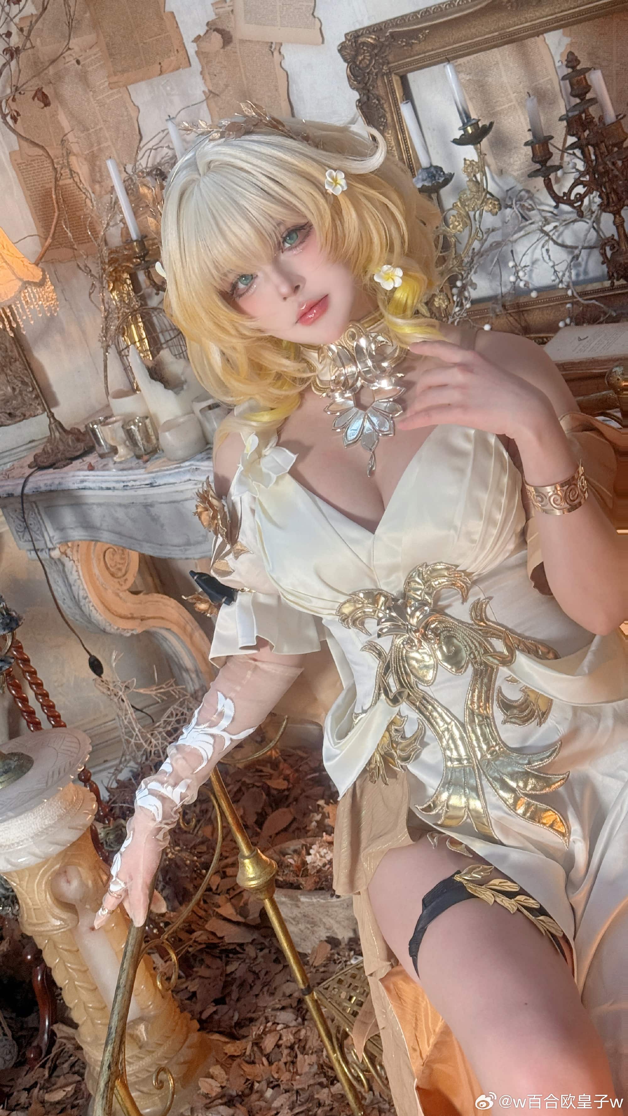 COSPLAY 崩坏：星穹铁道 阿格莱雅@w百合欧皇子w