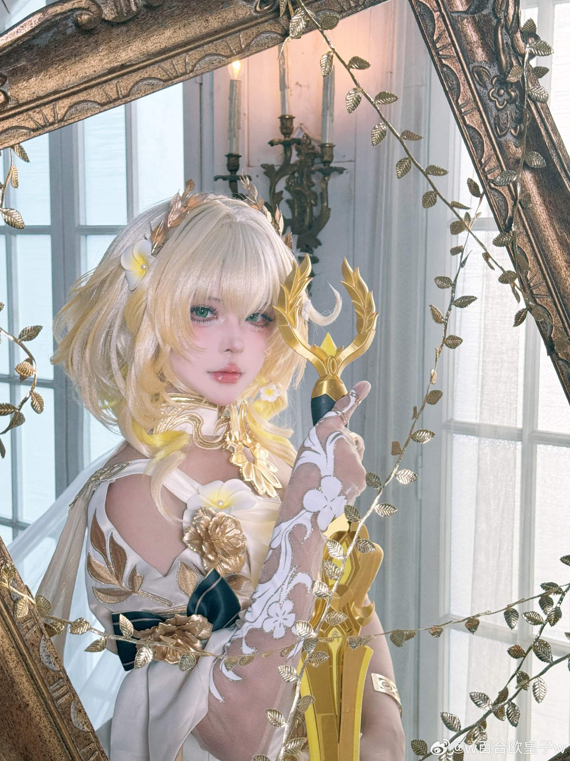 COSPLAY 崩坏：星穹铁道 阿格莱雅@w百合欧皇子w